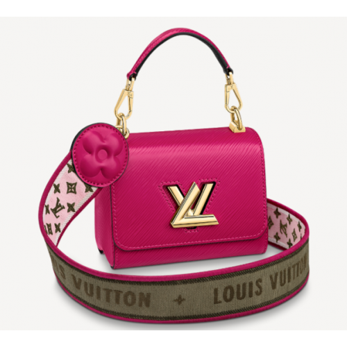 Louis vuitton eredeti TWIST MM M57050 Agathe Rózsaszín