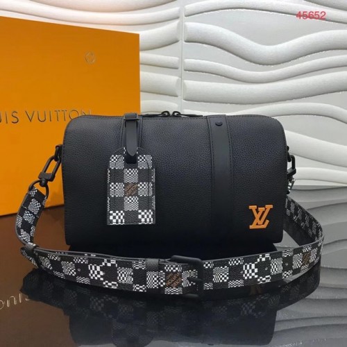 Louis vuitton eredeti bőr monogram vászon táska M45652 fekete