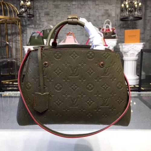 Louis Vuitton Eredeti Mongram Nyomatú Montaigne PM M43660 Zöld