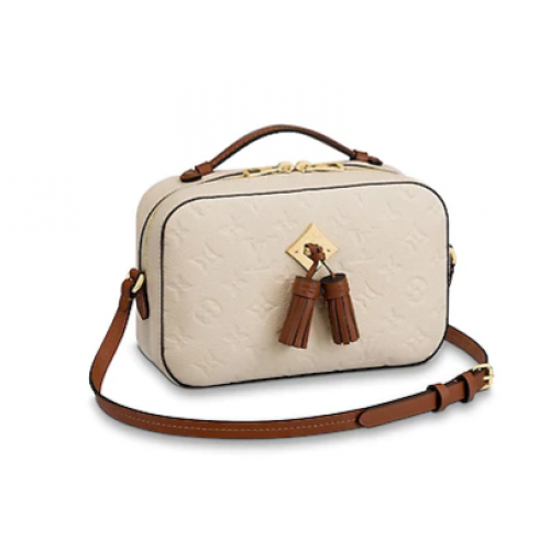 Louis Vuitton eredeti mongramnyomat SAINTONGE M44593 Creme Caramel