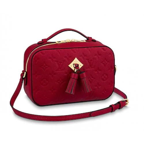 Louis Vuitton eredeti Mongram nyomat SAINTONGE M44593 Scarlet