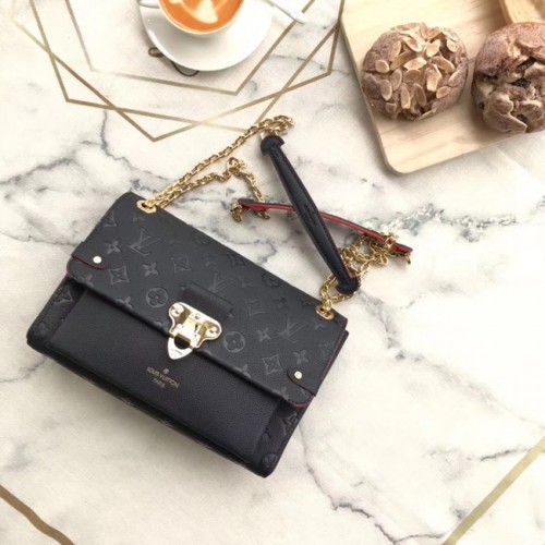 Louis Vuitton Eredeti Mongram Nyomtatású VAVIN PM M52271 Sötétkék Piros