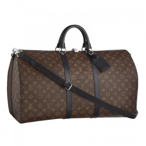 Louis Vuitton Monogram Macassar Canvas Keepall 55 szíj M56714
