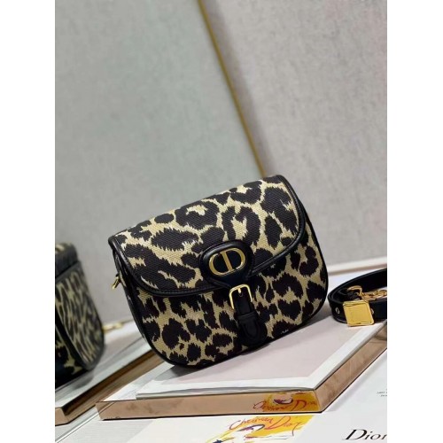 KÖZEPES DIOR BOBBY TÁSKA Bézs Többszínű Mizza Hímzés C9268E