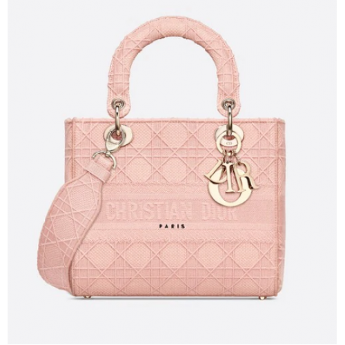 KÖZEPES NŐI D-LITE TÁSKA Bois De Rose Cannage hímzés M0565OREY Rose