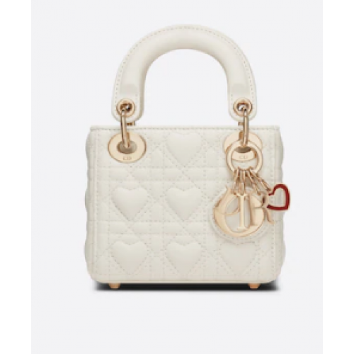 MICRO DIORAMOUR LADY DIOR BAG S0856ONG Latte Cannage
