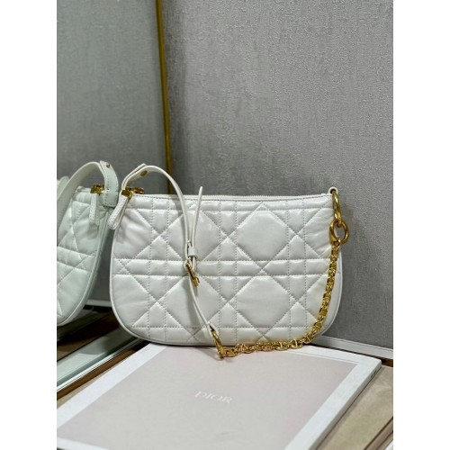 MINI DIOR CARO TULIP TÁSKA Latte Steppelt Macrocannage Borjúbőr S5139BF