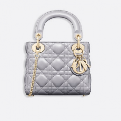 MINI LADY DIOR-TAS VAN LAMSLEER M15P szürke