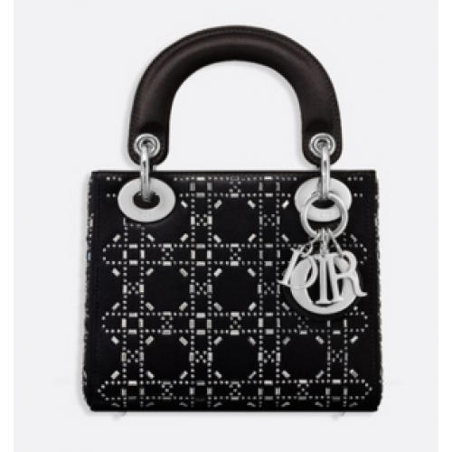MINI LADY DIOR-VAN SATIJN M0500PRTC FEKETE