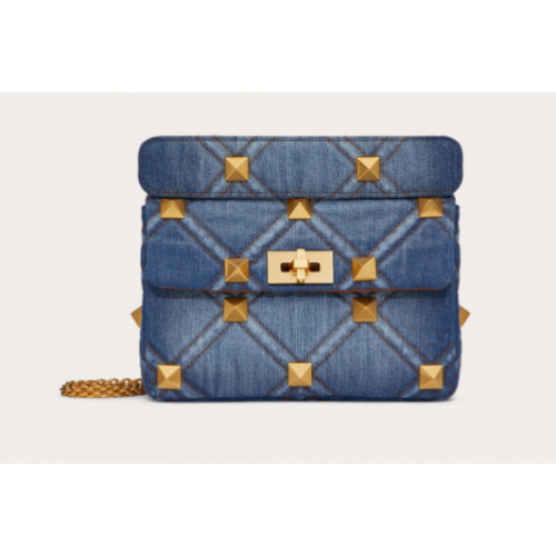 Közepes VALENTINO ROMAN STUD lánc farmer XW0B0I82H