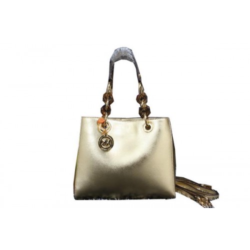 Michael Kors Jet Set utazótáska Irizáló bőr MK9008 arany