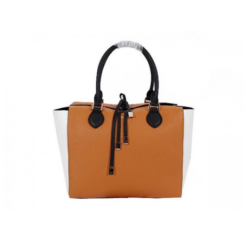 Michael Kors Miranda nagyméretű Colorblock táska 8708 búzafehér