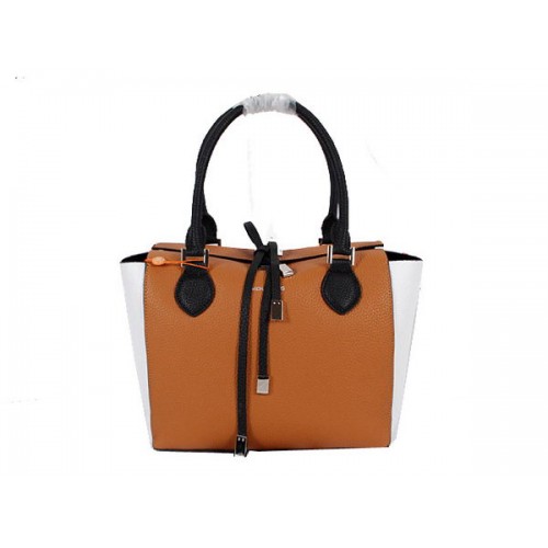 Michael Kors Miranda Colorblock táska, 8709, búzafehér