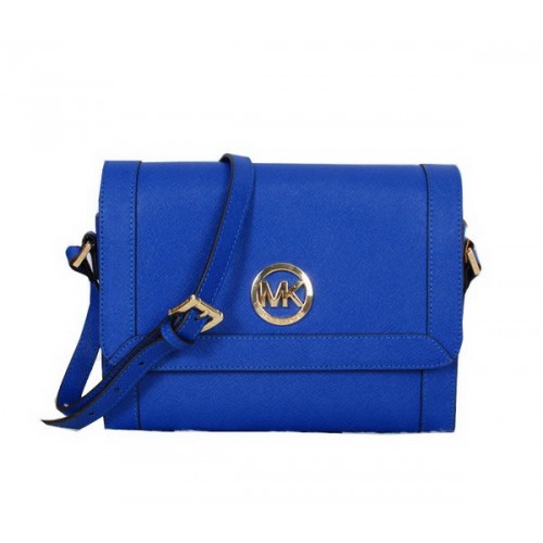 Michael Kors Saffiano bőr MK8702 Messenger táska kék