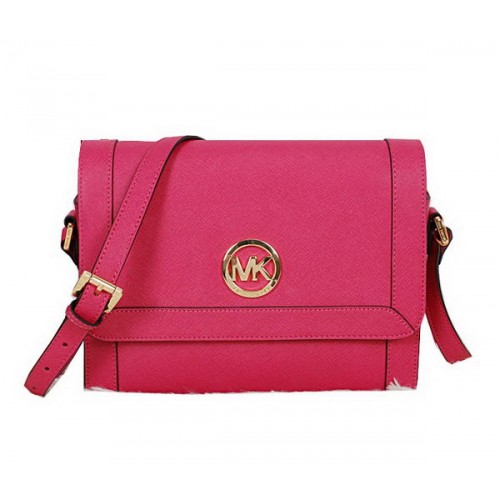 Michael Kors Saffiano bőr Messenger táska MK8702 barackszínű