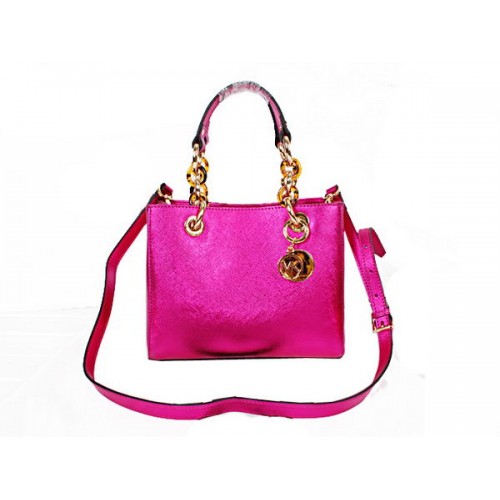 Michael Kors Mini Jet Set utazótáska, áttetsző bőrből, N8861, rózsaszín