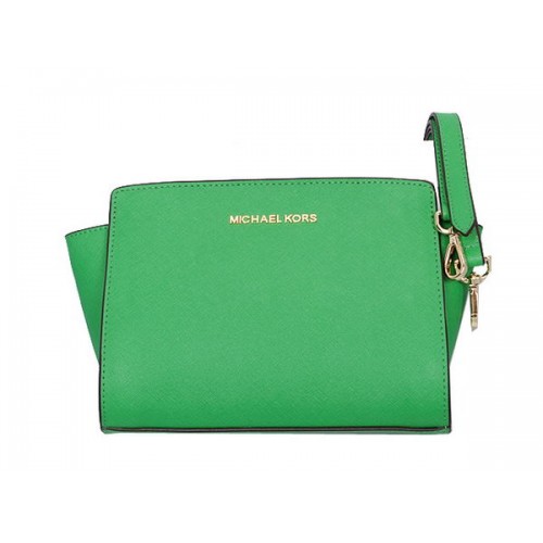 Michael Kors Mini Selma Messenger táska MK8710 Zöld