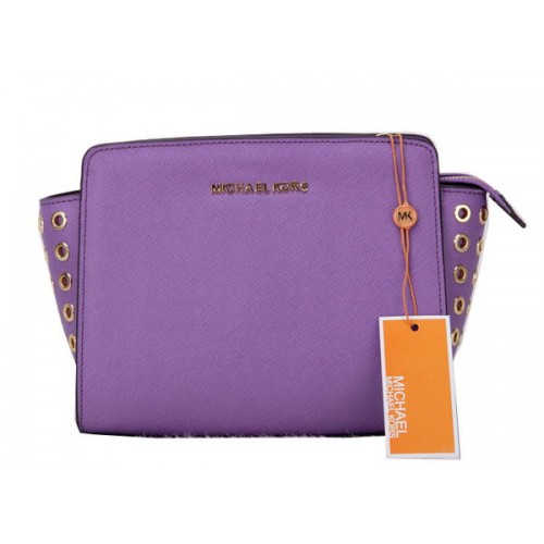 Michael Kors Mini Selma Messenger táska eredeti bőr MK1889 levendula