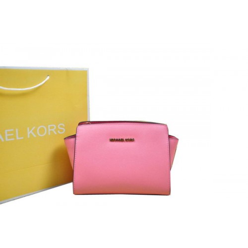 Michael Kors Mini Selma Messenger táska, rózsaszín