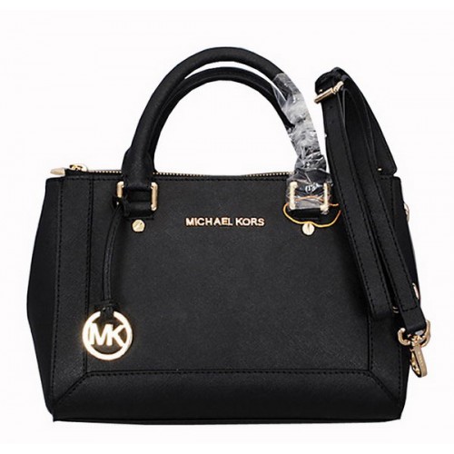 Michael Kors Selma Kis Saffiano Bőr Táska MK8705 Fekete