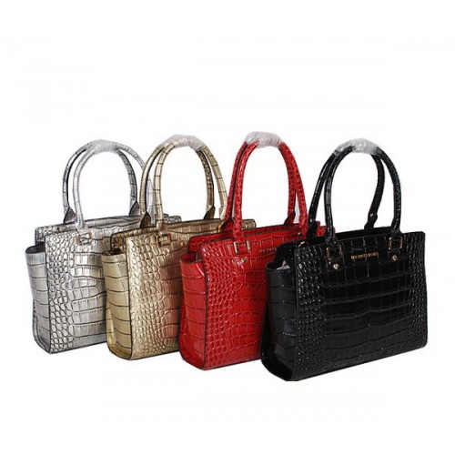 Michael Kors Selma felső cipzáras táska MK9558 krokodilbőr