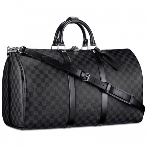 Louis Vuitton Damier grafit vászon Keepall 55 szíj N41413