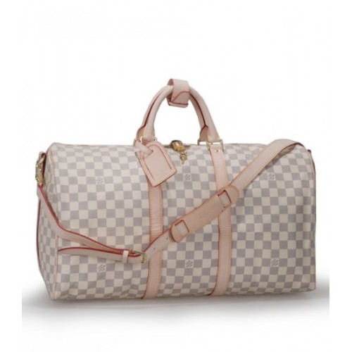 Louis Vuitton Monogram Vászon Keepall 50 Táska Vállpánttal N41430