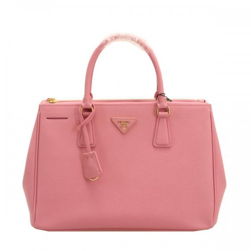 Prada BN2274 Rózsaszín Saffiano Bőr 33CM-es Vásárlótáska