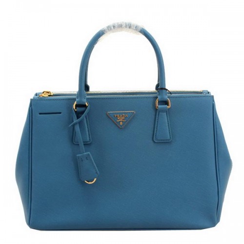 Prada BN2274 Saffiano Bőr 33CM-es Válltáska Égkék