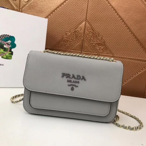 Prada marhabőr válltáska 3011 szürke