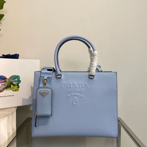 Prada Kristen Saffiano táska 1BD355 égszínkék
