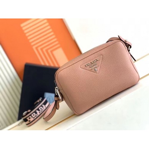 Prada bőr táska vállpánttal 1DB820 rózsaszín