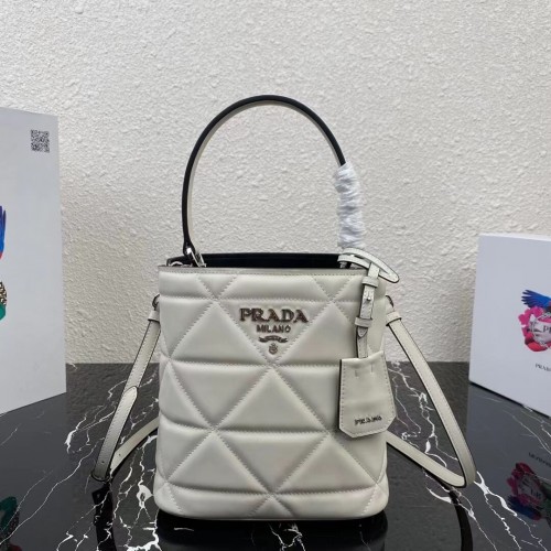 Prada Nappa Bőr Prada Spectrum Táska 1BG319 Fehér
