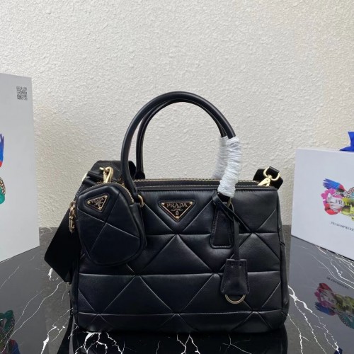 Prada Nappa Bőr Prada Spectrum Táska 1BG863 Fekete