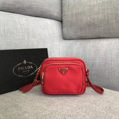 Prada Nylon Válltáska 82022 piros