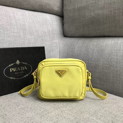 Prada Nylon Válltáska 82022 sárga