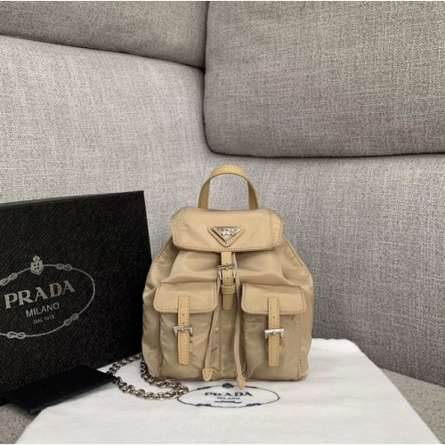 Prada Nylon mini hátizsák 1BH029 barackszínű