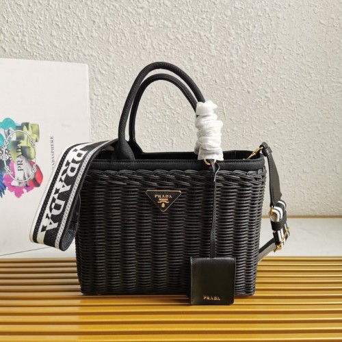 Prada Raffia táska 1BG835 fekete
