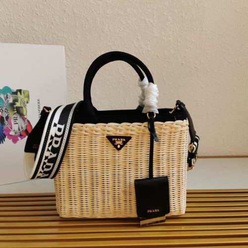 Prada Raffia táska 1BG835 barna