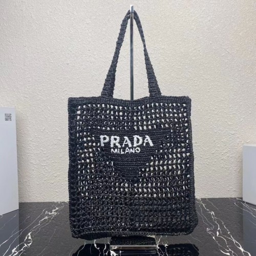 Prada Raffia táska 1CH393 fekete