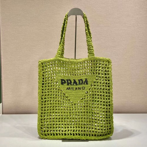 Prada Raffia táska 1CH393 zöld