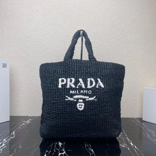 Prada Raffia táska 1NE229 fekete