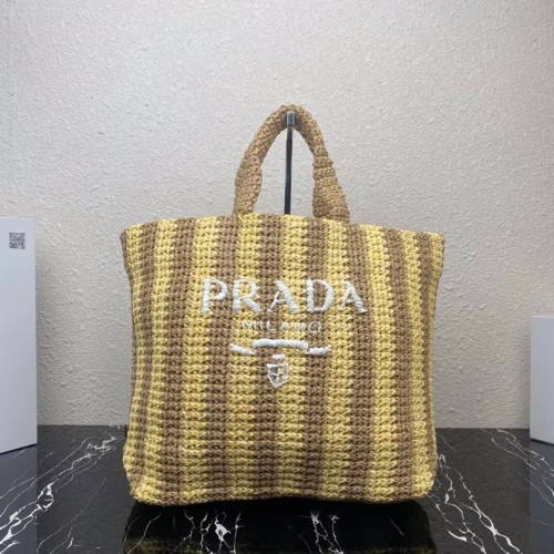 Prada Raffia táska 1NE229 sárga