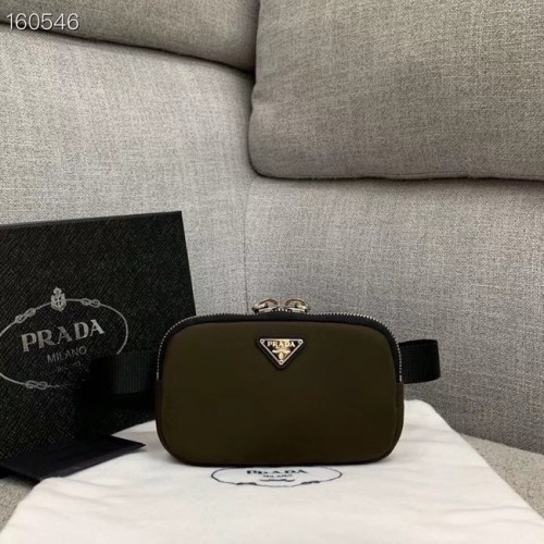 Prada Re-Edition nylon zseb 82033 sötétbarna