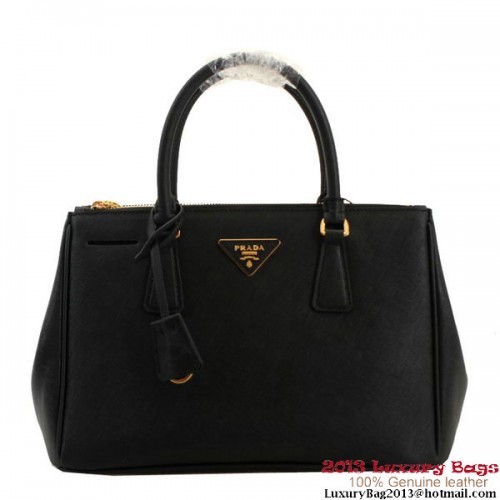 Prada Saffiano 30cm-es Vásárlótáska BN1801 - Fekete