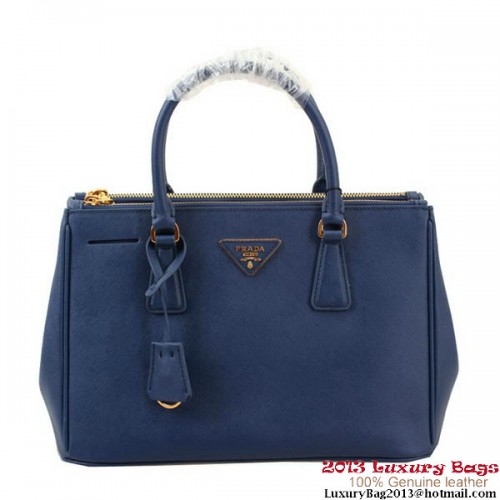 Prada Saffiano 30 cm-es hordtáska BN1801 - RoyalBlue