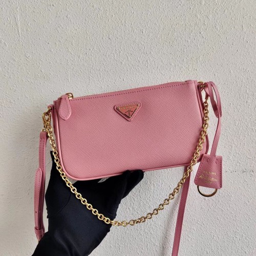 Prada Saffiano bőr mini válltáska 2BH171 Pink