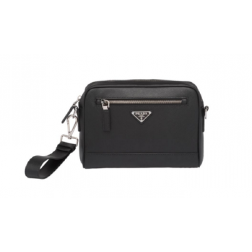 Prada Saffiano bőr válltáska 2VH063 fekete