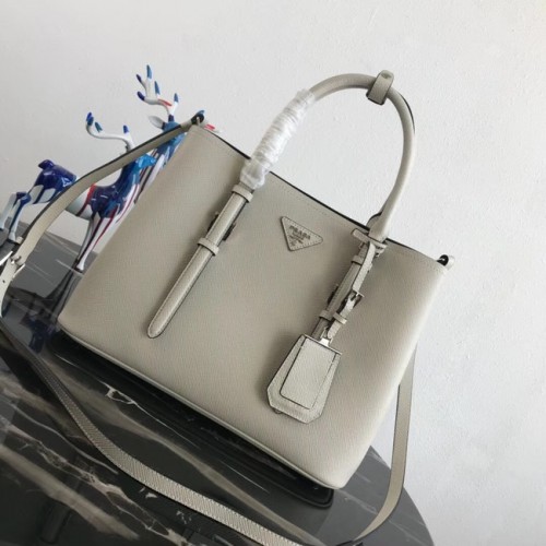 Prada Saffiano Eredeti Bőr Táska BN2838 Fehér