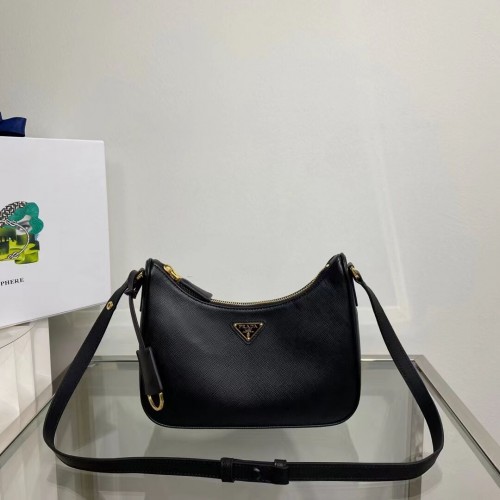 Prada Kis Saffiano bőr válltáska 1BD330 fekete